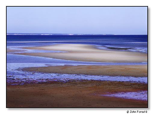 Tidal flats, Cape Cod, Provincetown, Massachusetts. May 2001.