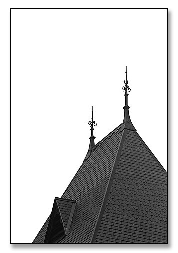 Detail of Sayles Hall (built 1881). <br>Brown University, Providence, Rhode Island. October 1991.