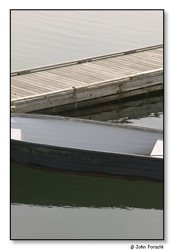 Deer Isle, Maine. Boat and dock.