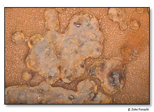 Detail of rusted hull.