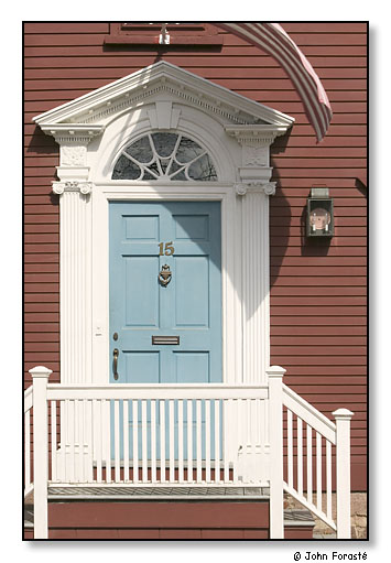 Detail of historic house.