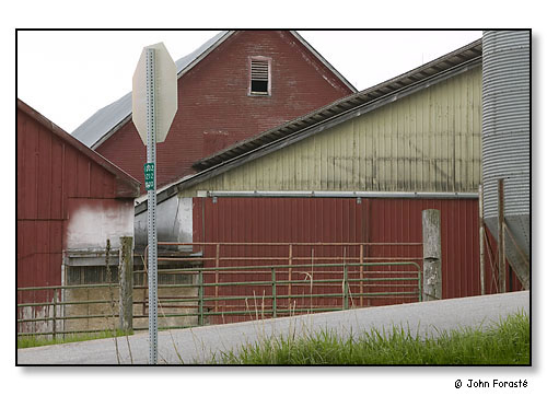 Vermont dairy farm.